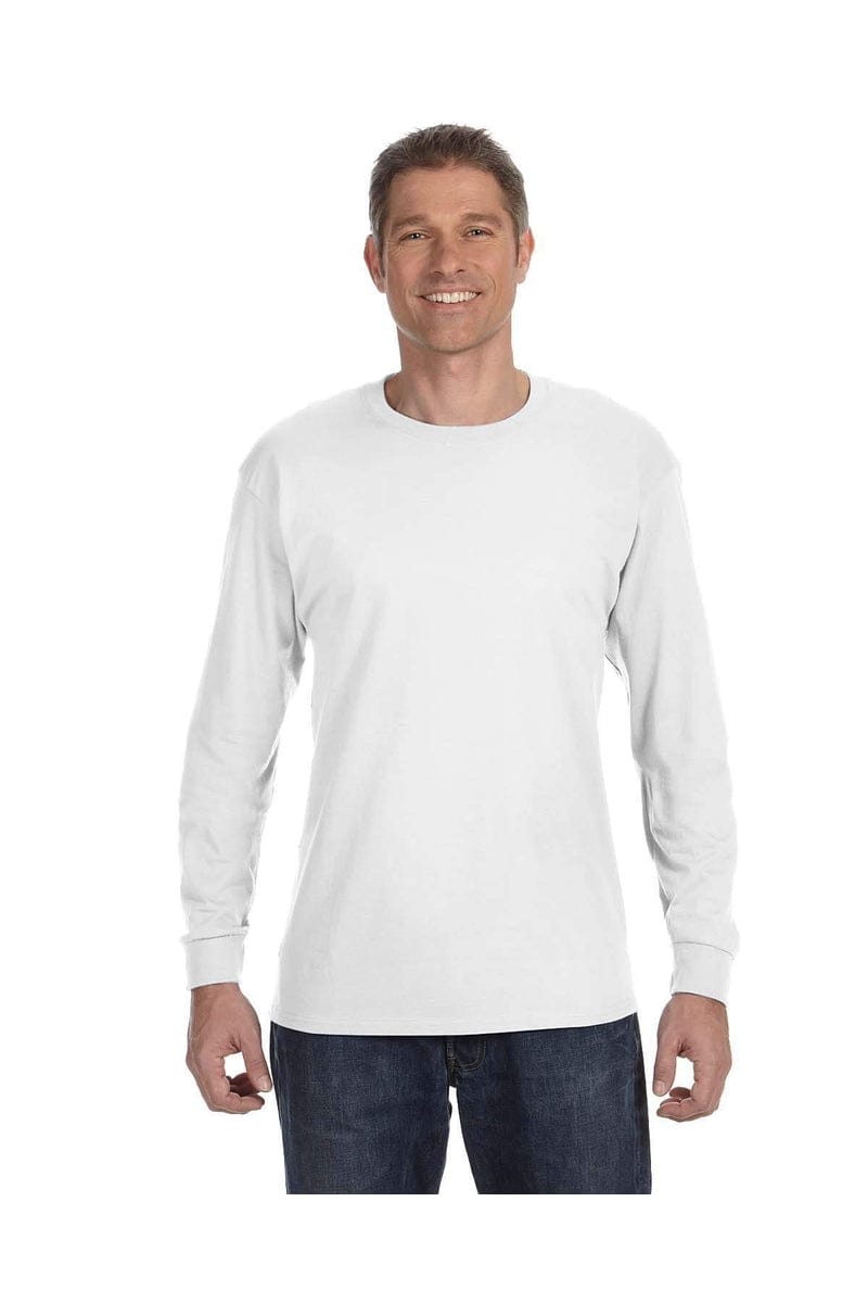 Hanes 5586: Unisex 6.1 oz. Tagless Long-Sleeve T-Shirt in 