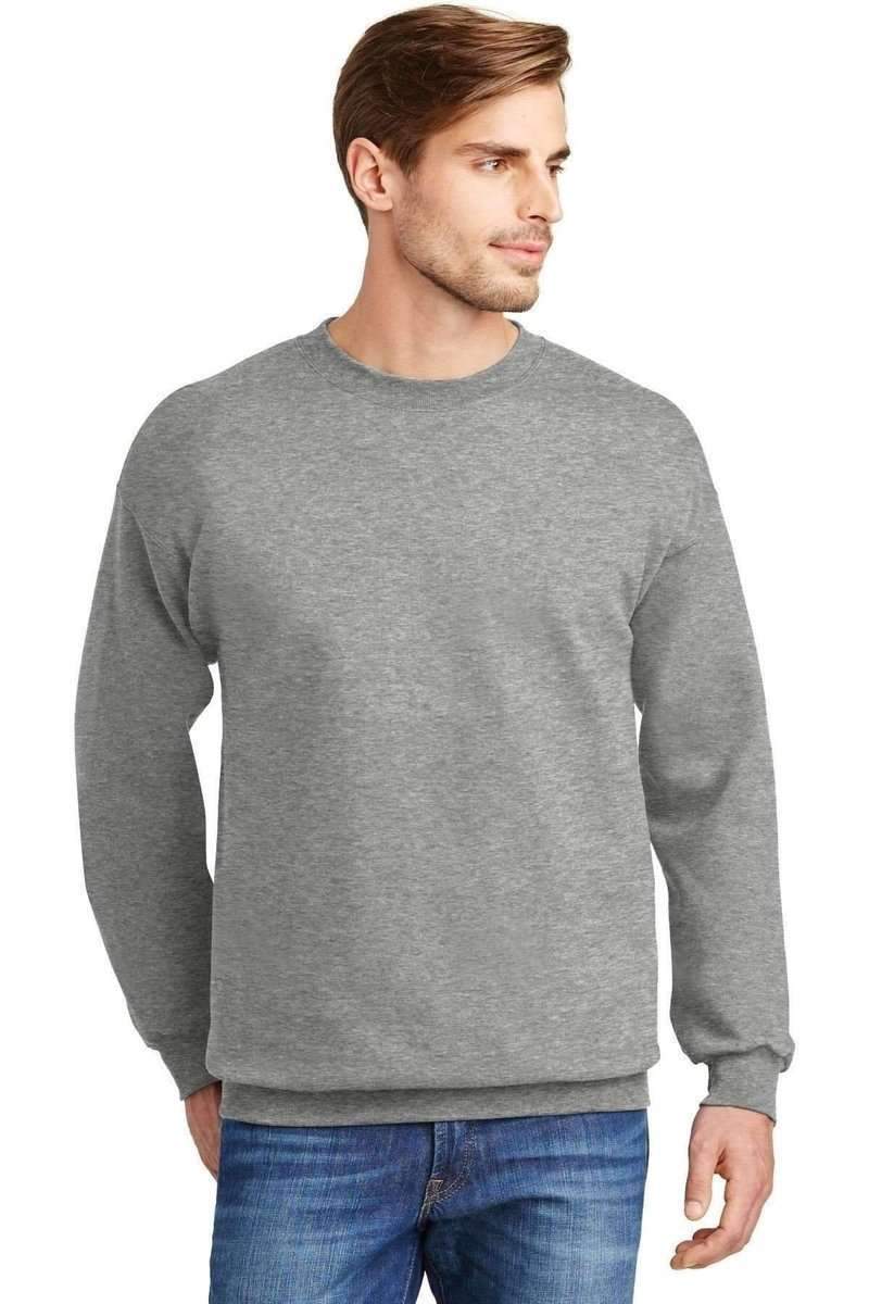 Hanes F260 Ultimate Cotton Crewneck Sweatshirt in Light Steel*