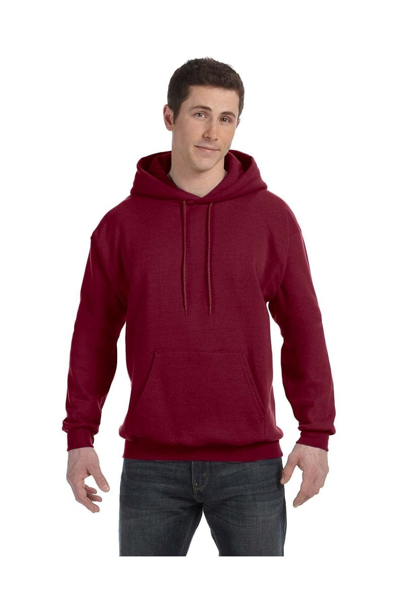 Hanes P170 Adult 7.8 oz. EcoSmart(r) 50/50 Pullover Hood, Basic Colors in 