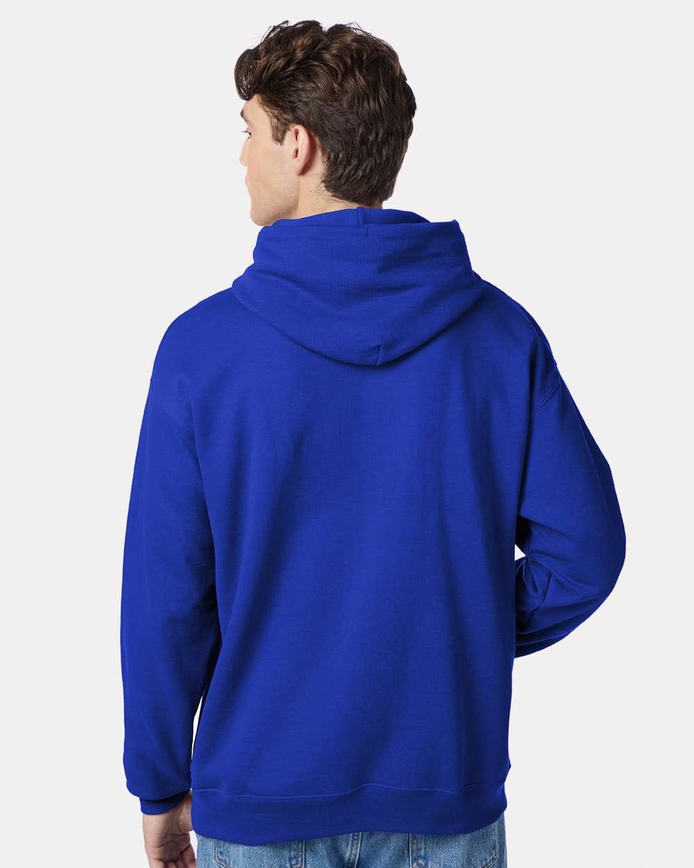 Hanes P170 EcoSmart Pullover Hooded Sweatshirt in 