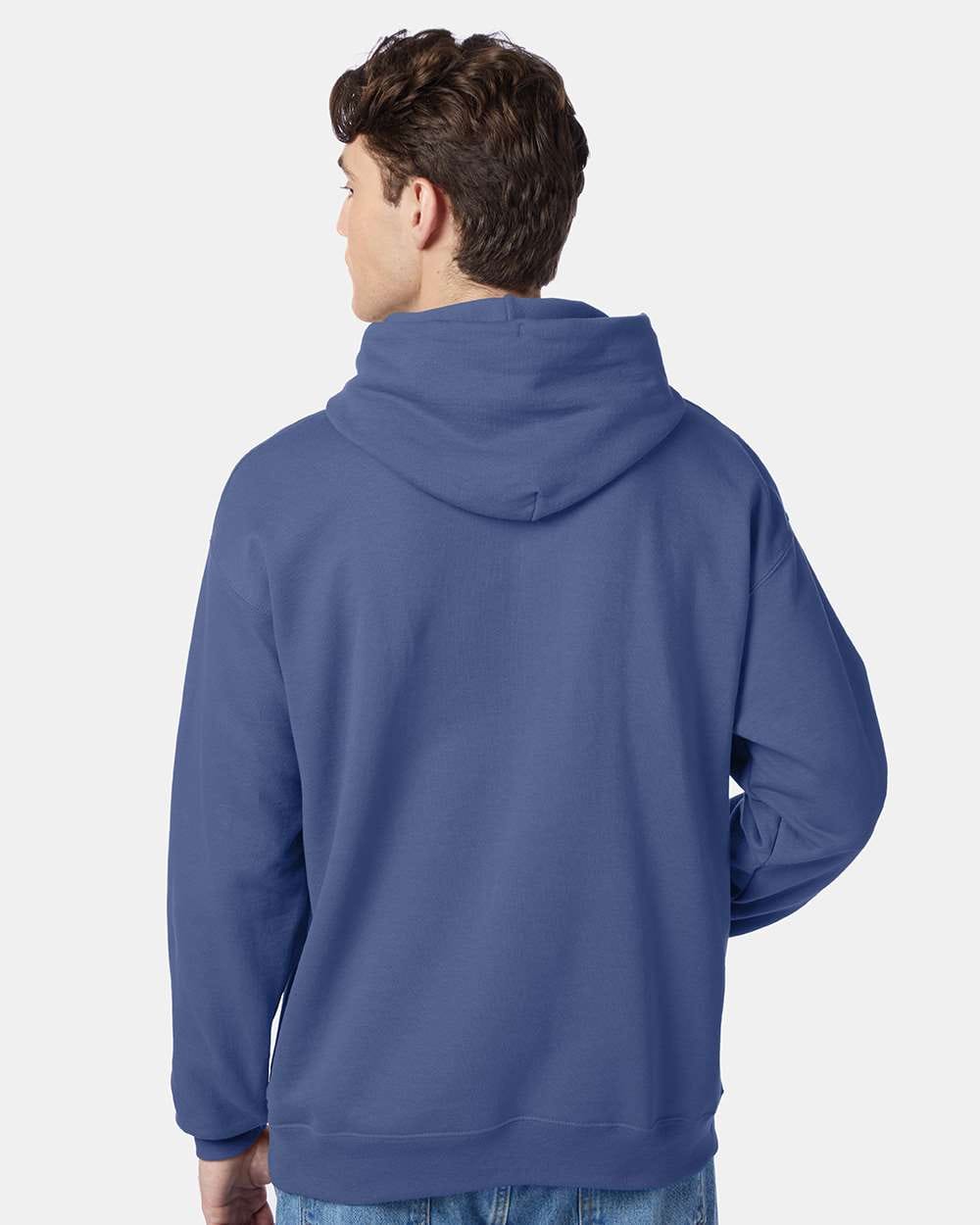 Hanes P170 EcoSmart Pullover Hooded Sweatshirt in 