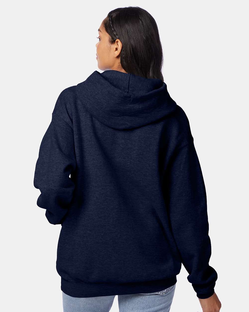 Hanes P170 EcoSmart Pullover Hooded Sweatshirt in 