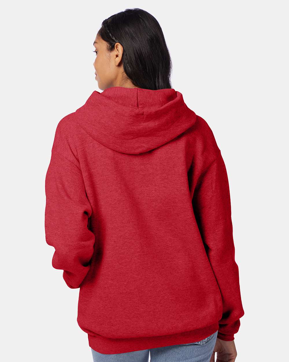 Hanes P170 EcoSmart Pullover Hooded Sweatshirt in 