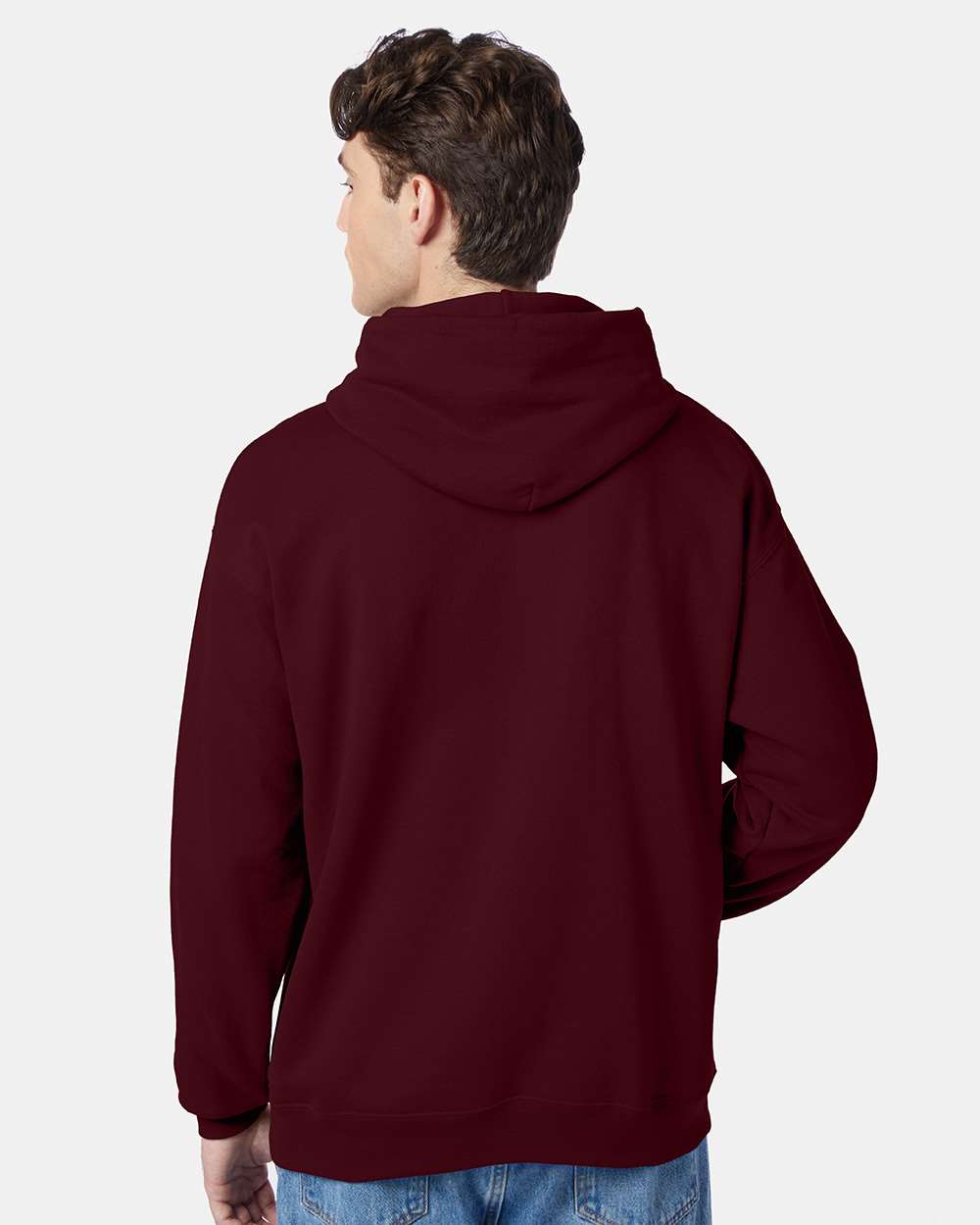 Hanes P170 EcoSmart Pullover Hooded Sweatshirt in 