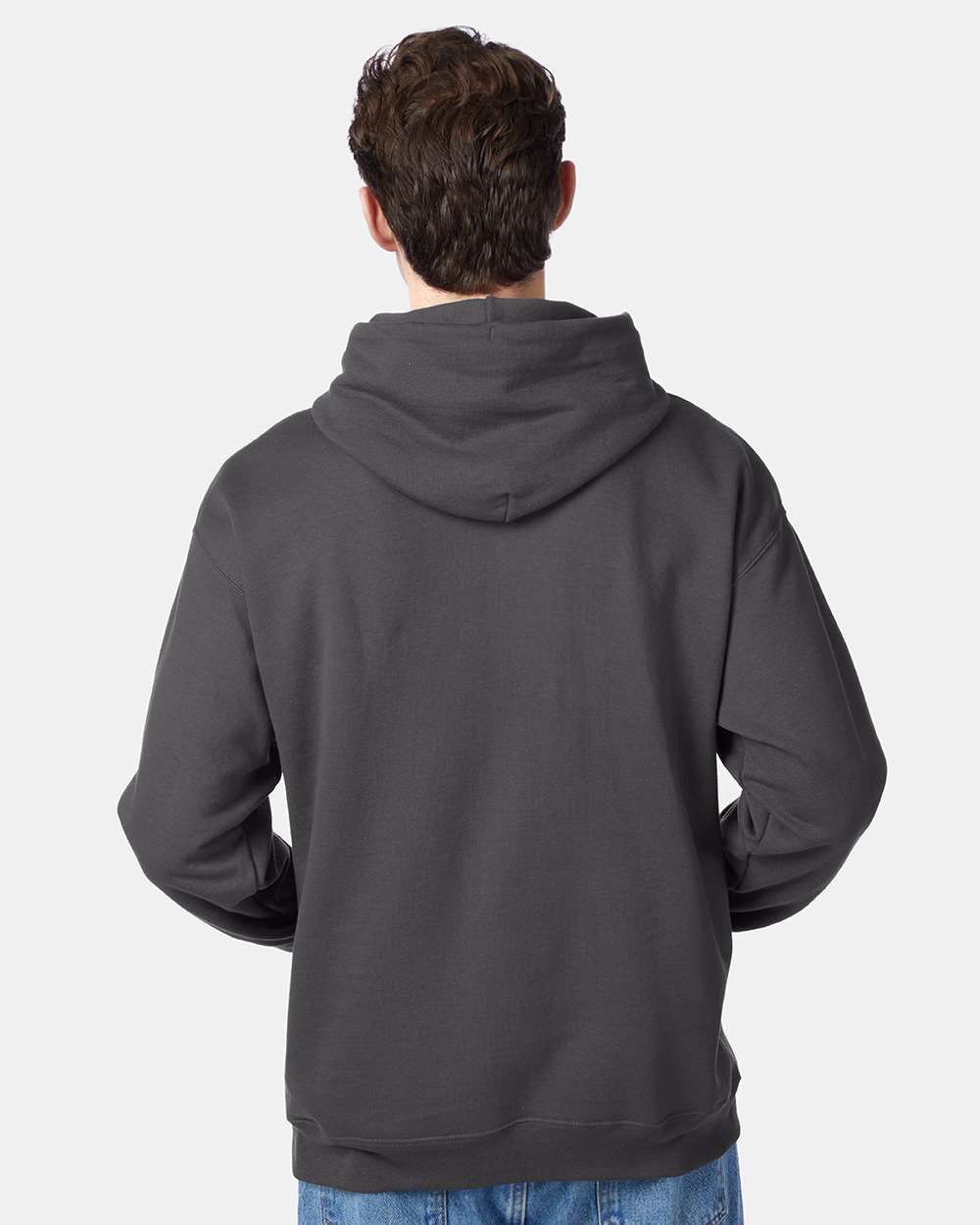 Hanes P170 EcoSmart Pullover Hooded Sweatshirt in 