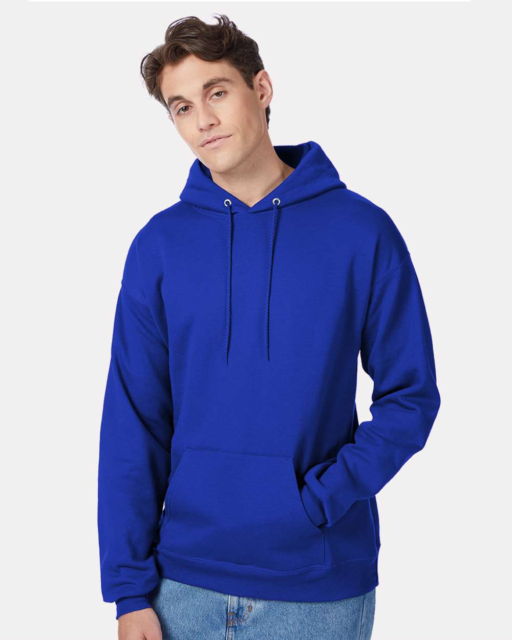 Hanes P170 EcoSmart Pullover Hooded Sweatshirt in 