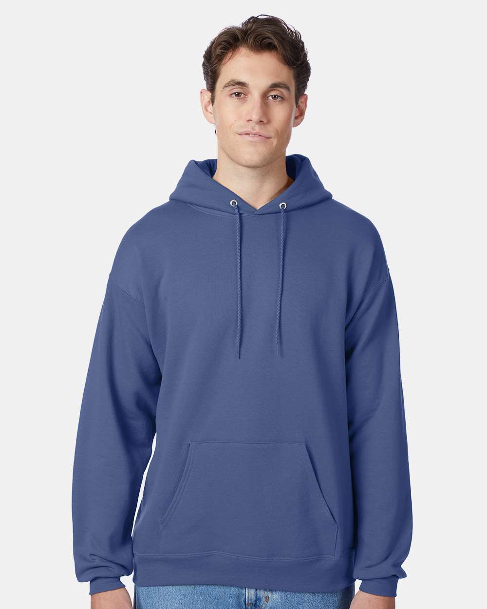 Hanes P170 EcoSmart Pullover Hooded Sweatshirt in 