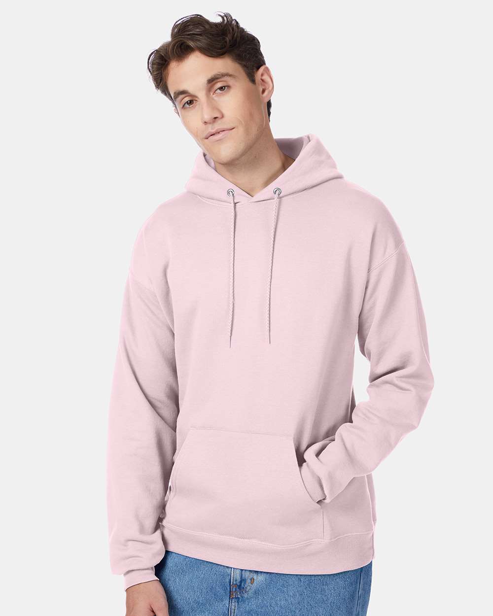 Hanes P170 EcoSmart Pullover Hooded Sweatshirt in 