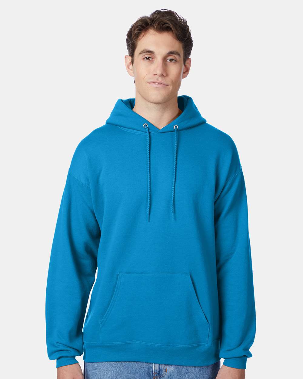 Hanes P170 EcoSmart Pullover Hooded Sweatshirt in 