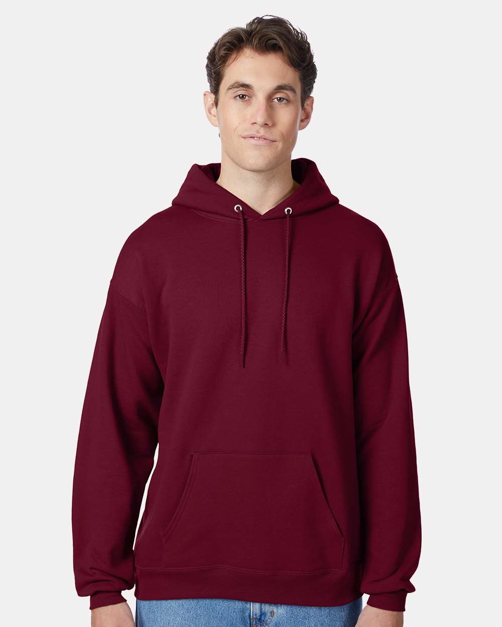 Hanes P170 EcoSmart Pullover Hooded Sweatshirt in 