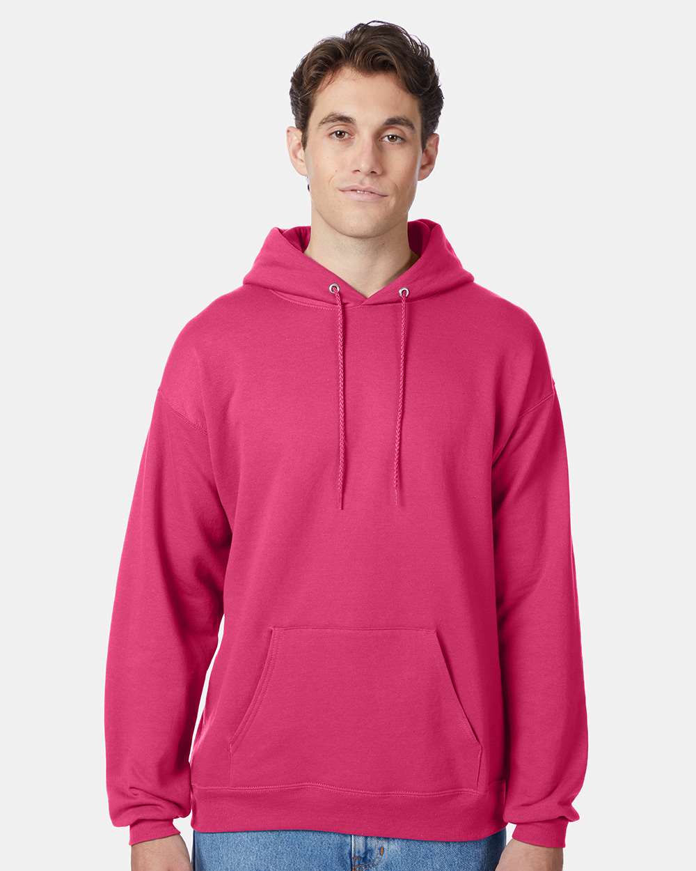 Hanes P170 EcoSmart Pullover Hooded Sweatshirt in 