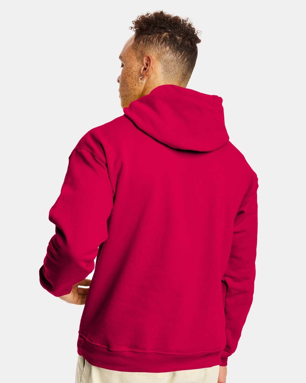 Hanes P170 EcoSmart Pullover Hooded Sweatshirt in 
