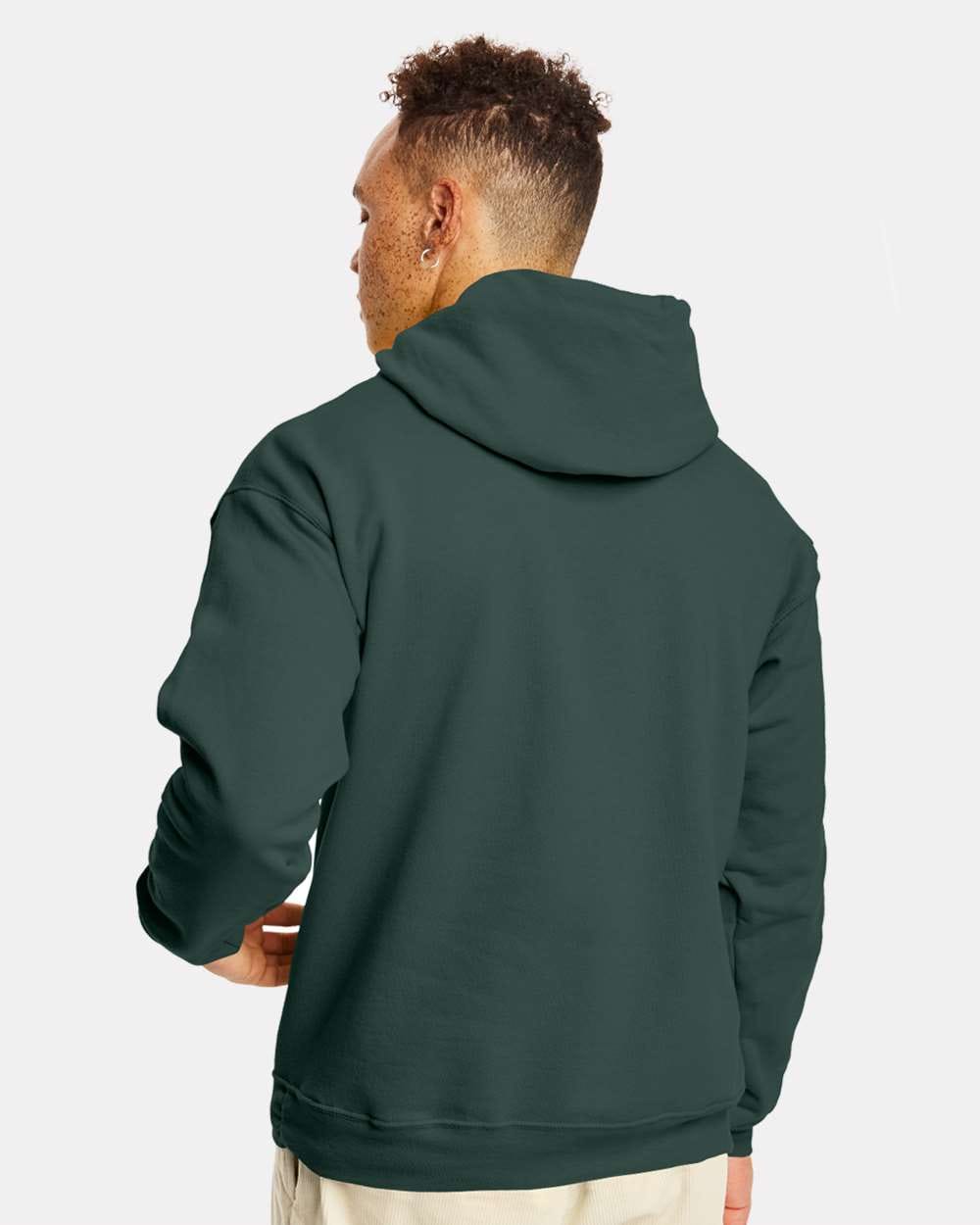 Hanes P170 EcoSmart Pullover Hooded Sweatshirt in 