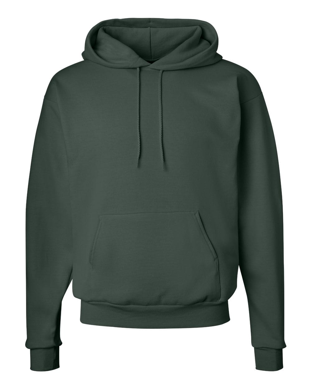 Hanes P170 EcoSmart Pullover Hooded Sweatshirt in Deep Forest