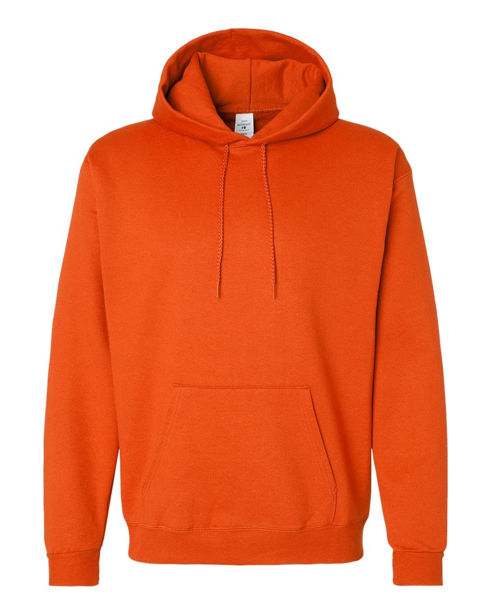 Hanes P170 EcoSmart Pullover Hooded Sweatshirt in Orange