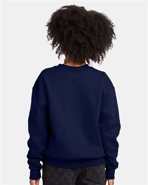 Hanes P360 Youth EcoSmart Crewneck Sweatshirt in 