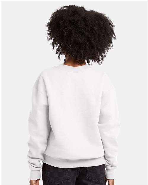 Hanes P360 Youth EcoSmart Crewneck Sweatshirt in 