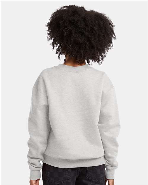 Hanes P360 Youth EcoSmart Crewneck Sweatshirt in 