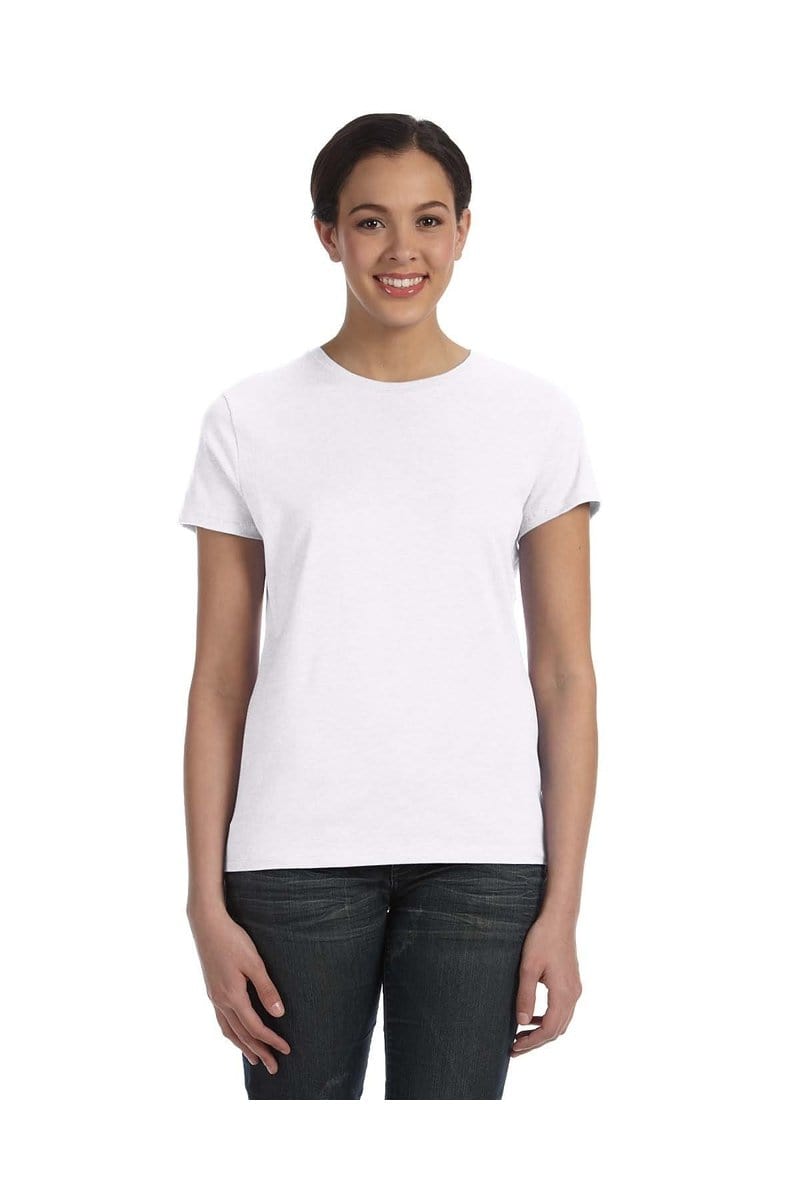 Hanes SL04 Women's Nano-T Cotton T-Shirt in 