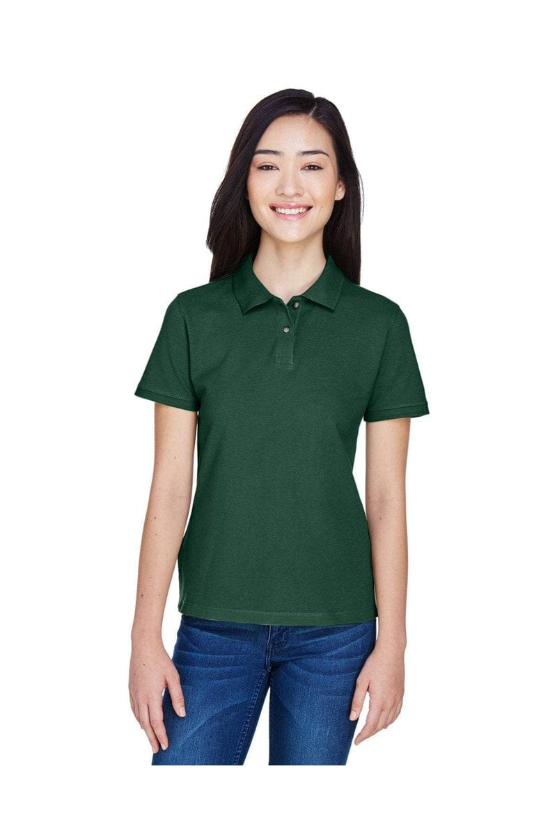 Harriton M200W Ladies' 6 oz. Ringspun Cotton Pique Short-Sleeve Polo in 