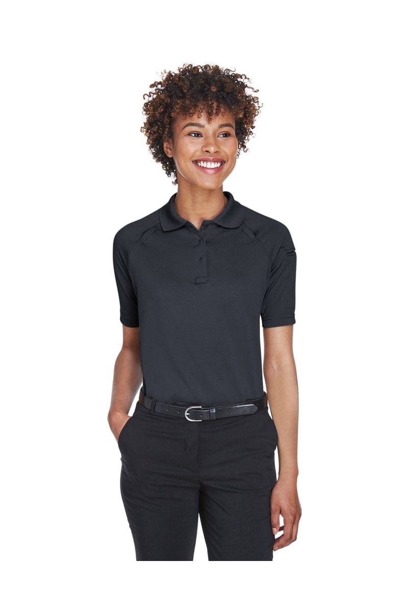Harriton M211W Ladies' Tactical Performance Polo in Dark Charcoal