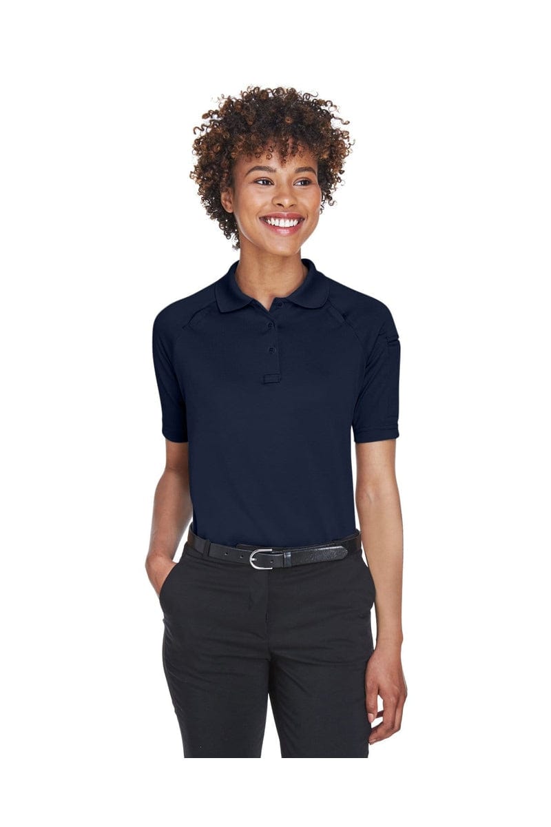 Harriton M211W Ladies' Tactical Performance Polo in Dark Navy
