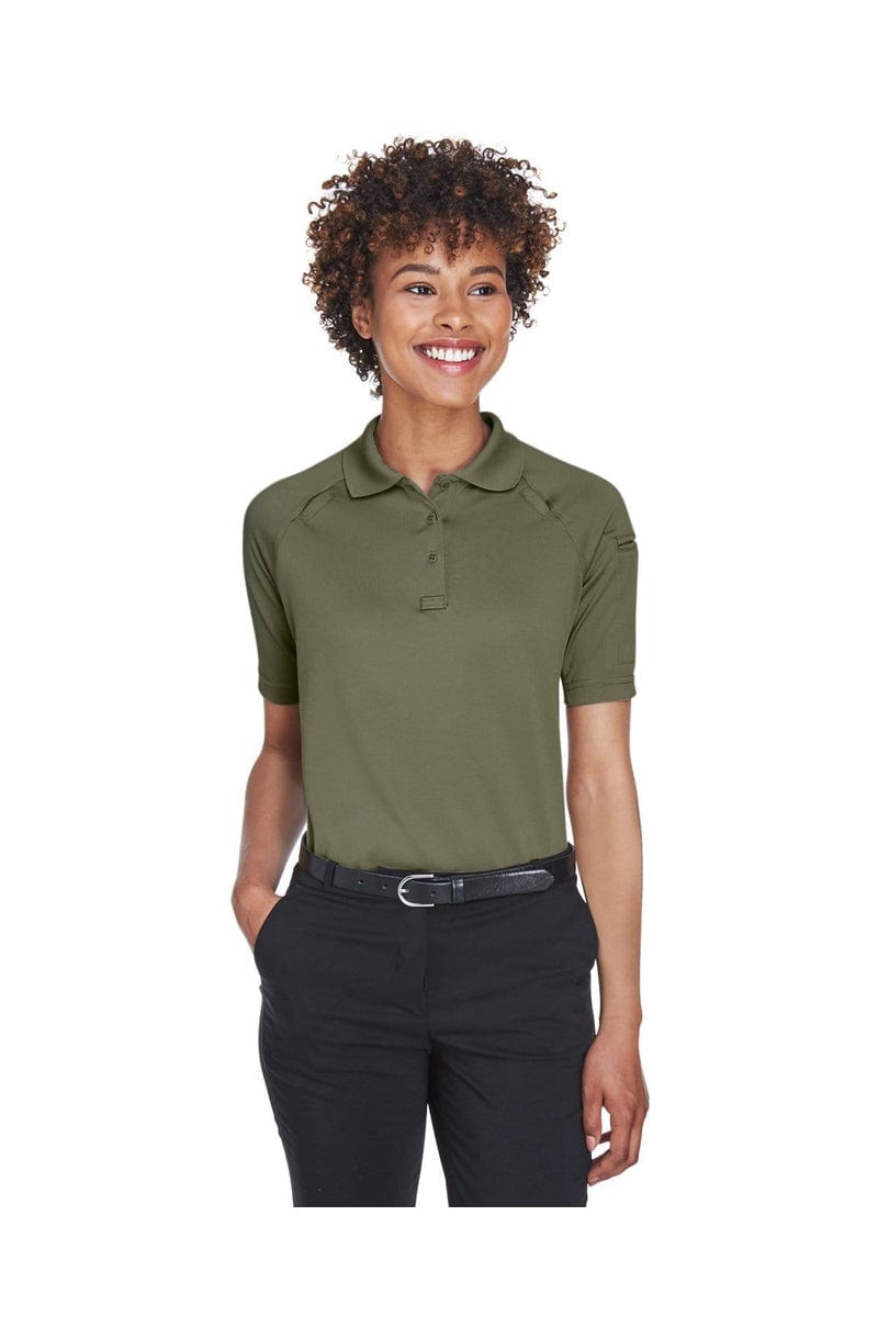 Harriton M211W Ladies' Tactical Performance Polo in Tactical Green