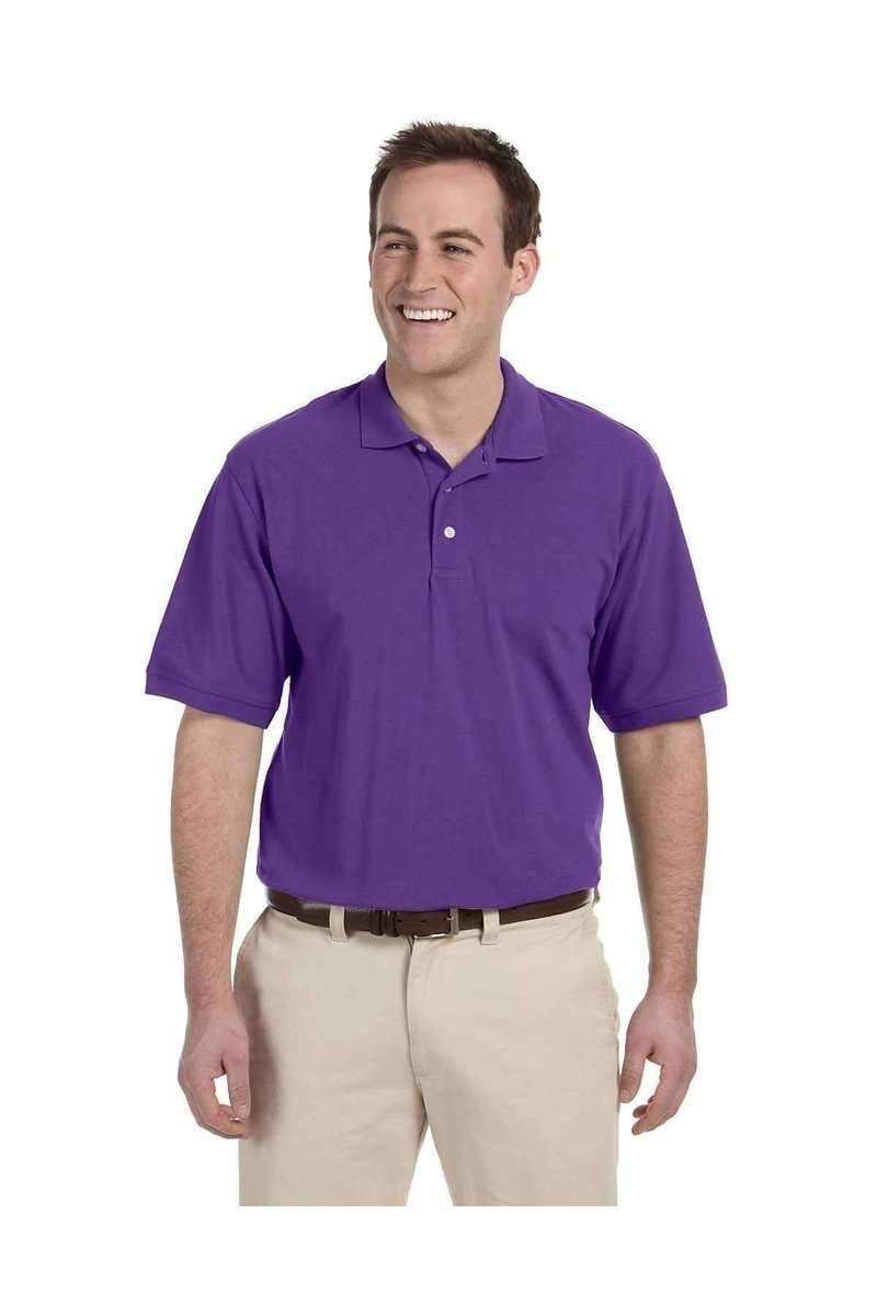 Harriton M265 Men's 56 oz Easy Blend Polo in 