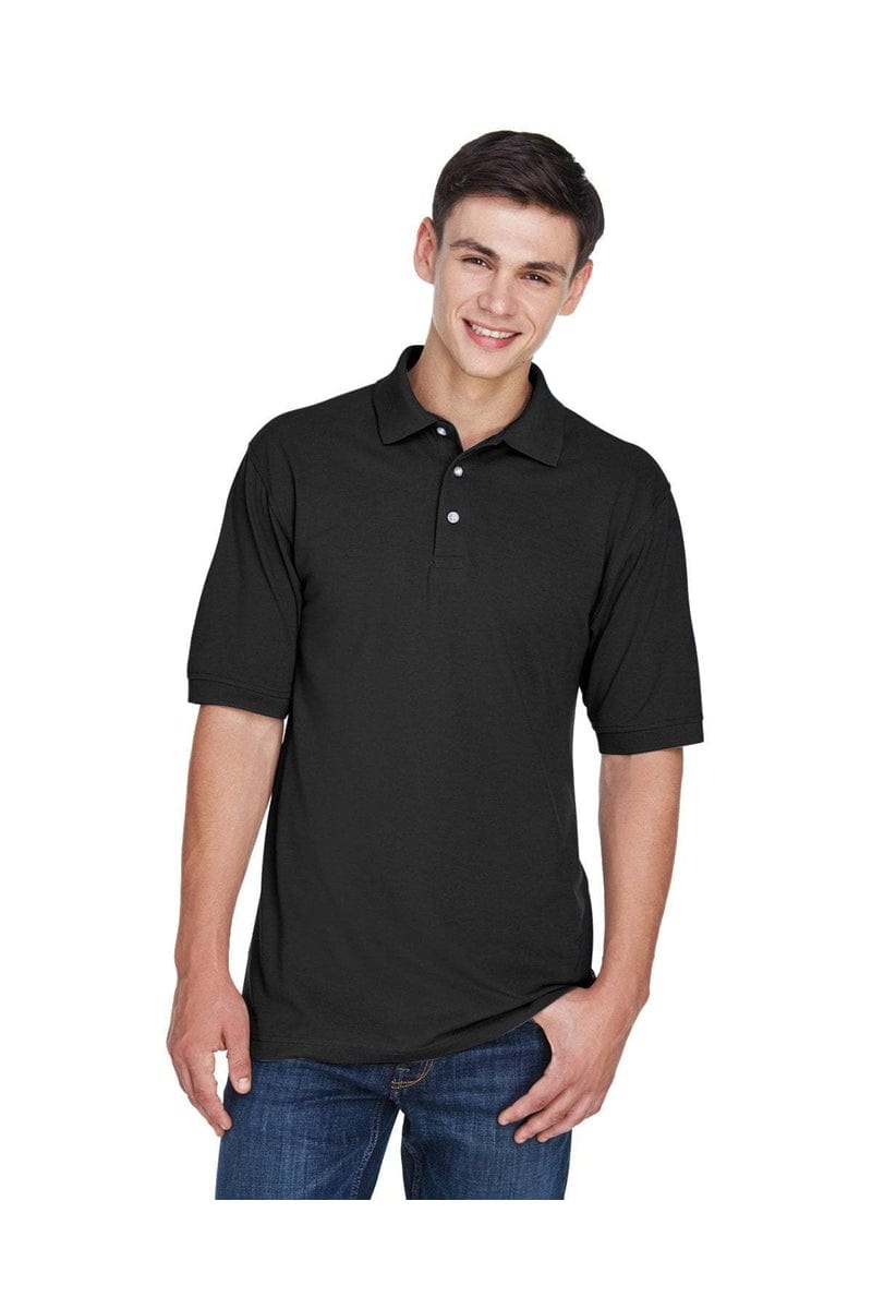 Harriton M265 Men's 5.6 oz. Easy Blend(tm) Polo, Basic Colors in 