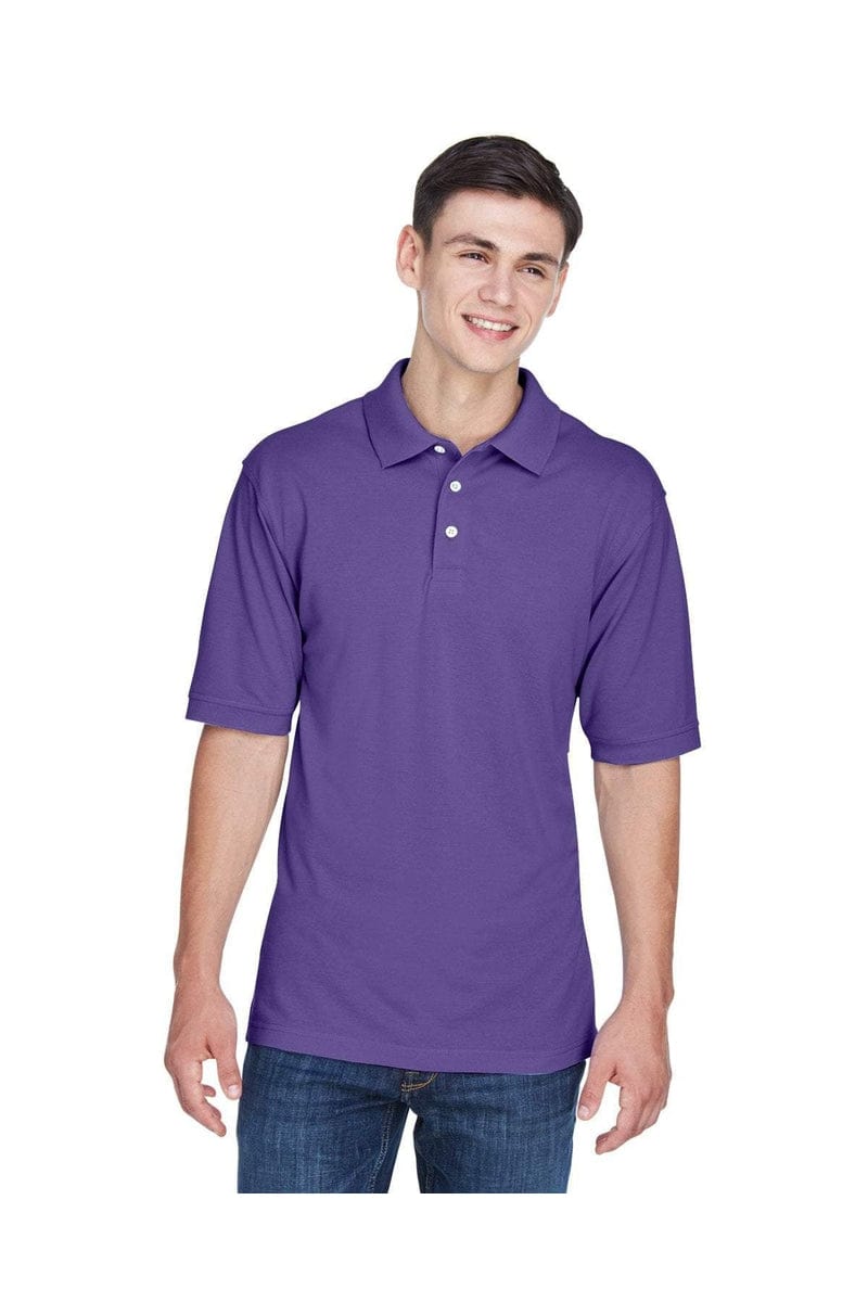 Harriton M265 Men's 5.6 oz. Easy Blend(tm) Polo, Basic Colors in 