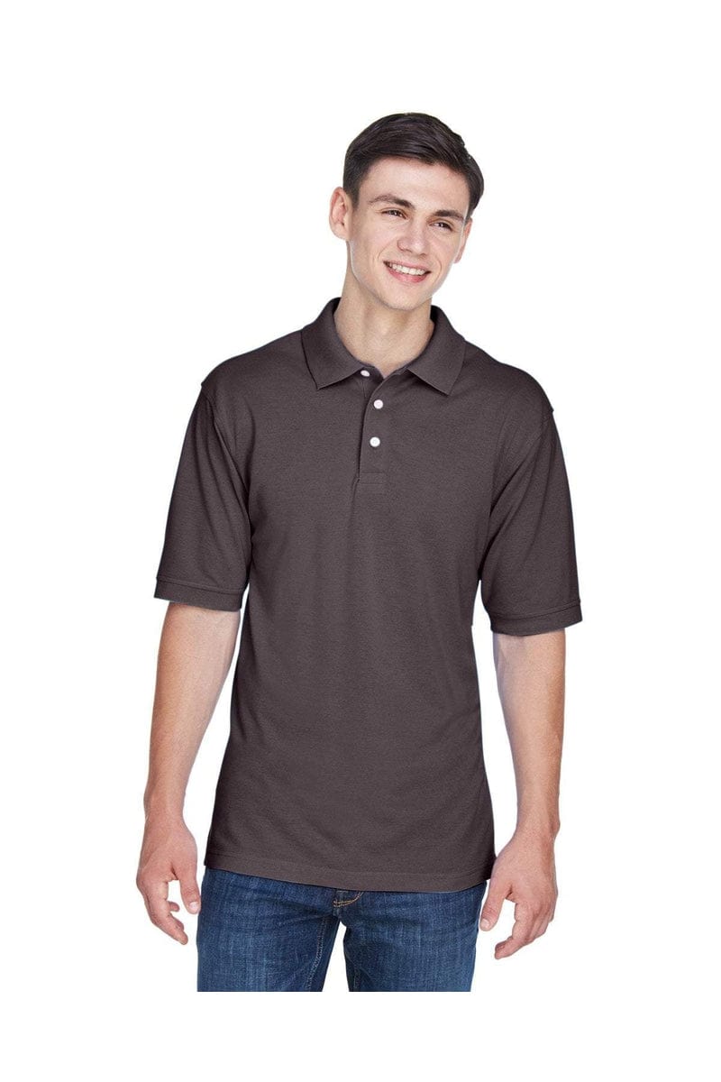 Harriton M265 Men's 5.6 oz. Easy Blend(tm) Polo, Basic Colors in 