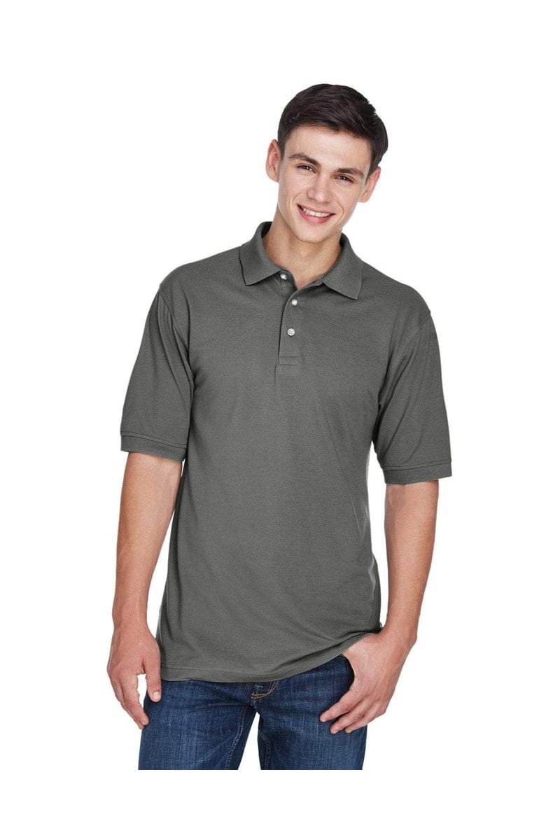 Harriton M265 Men's 5.6 oz. Easy Blend(tm) Polo, Basic Colors in 