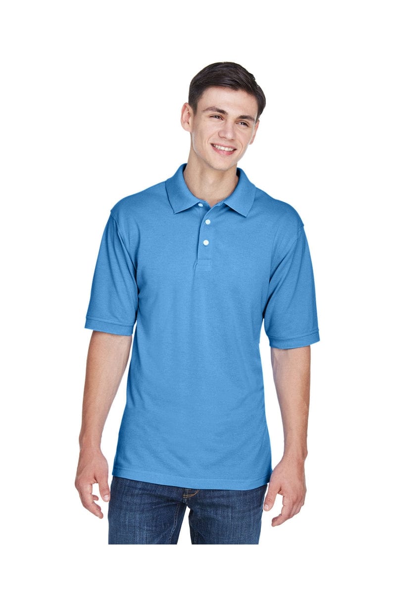 Harriton M265 Men's 5.6 oz. Easy Blend(tm) Polo, Basic Colors in Nautical Blue