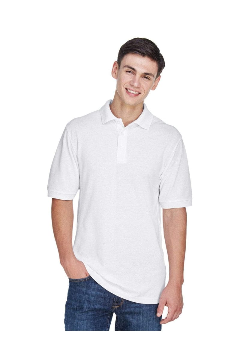 Harriton M265 Men's 5.6 oz. Easy Blend(tm) Polo, Basic Colors in 