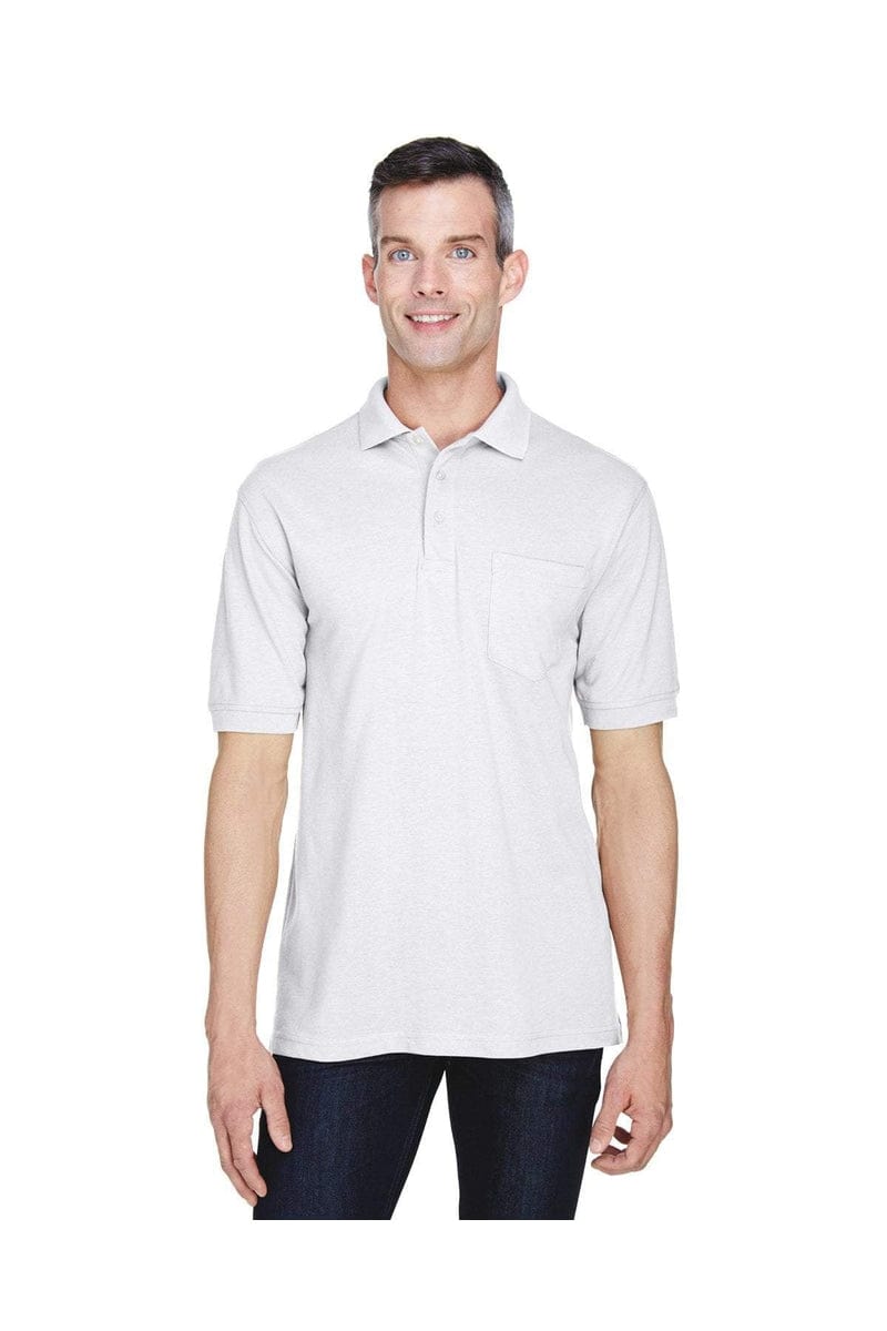 Harriton M265P Men's 5.6 oz. Easy Blend(tm) Polo with Pocket in 