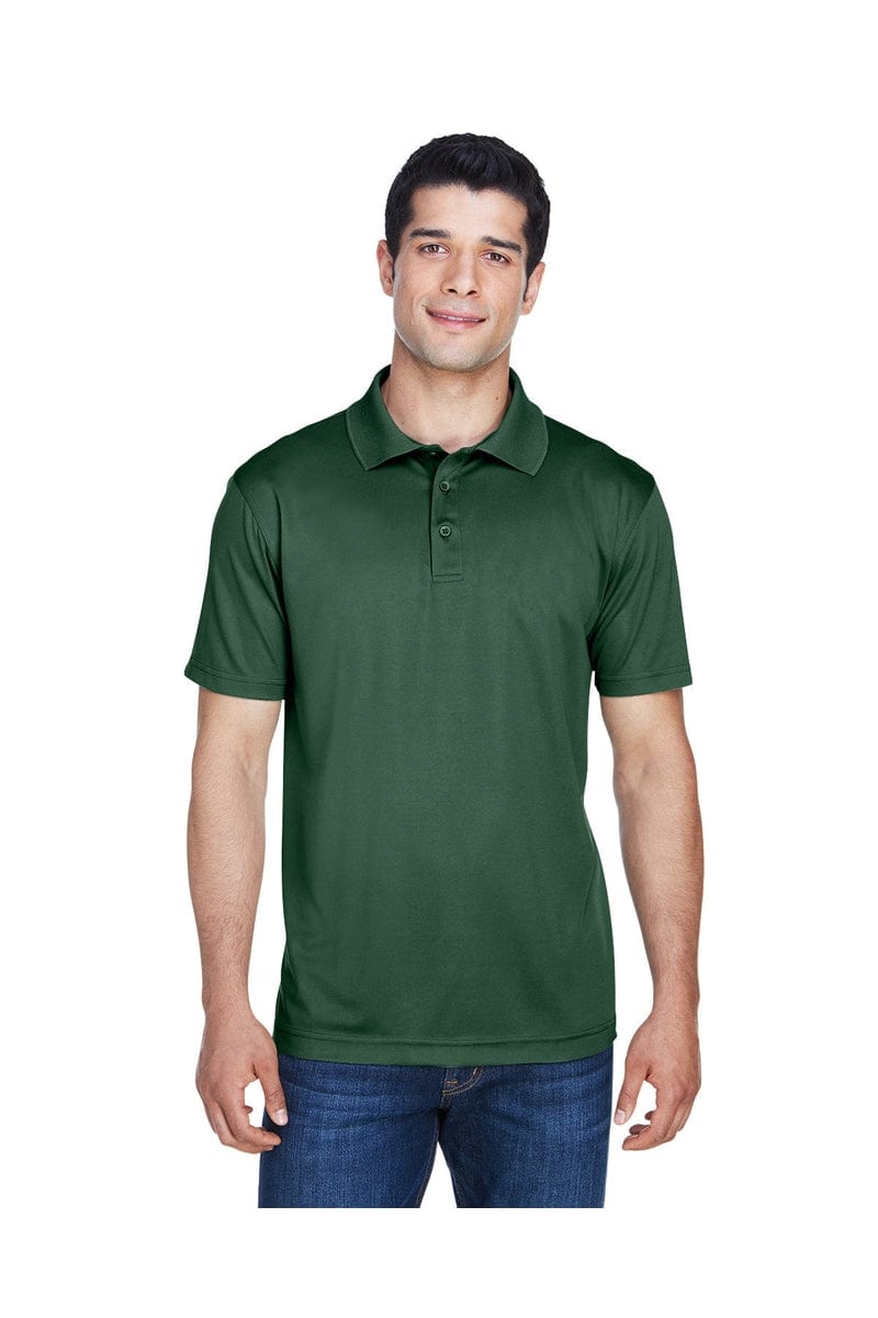 Harriton M315 Men's 4 oz. Polytech Polo, Basic Colors in Dark Green