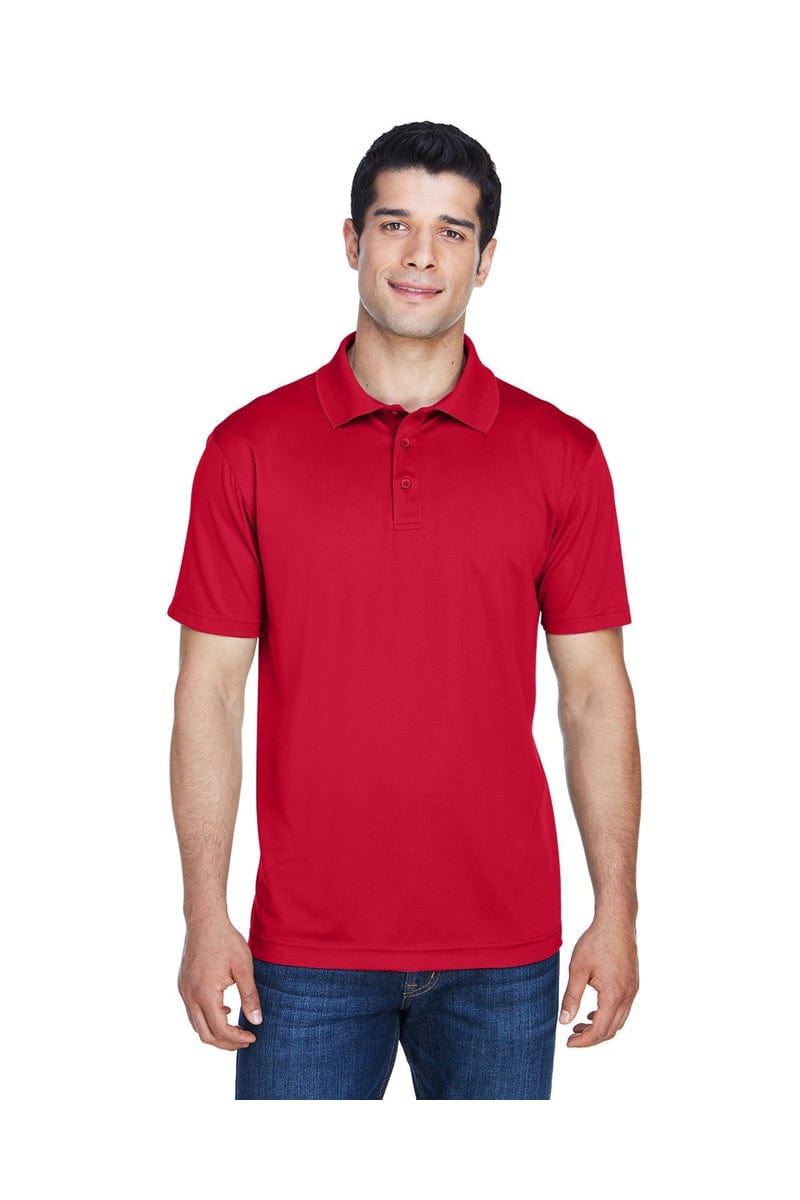 Harriton M315 Men's Polytech Polo in Red