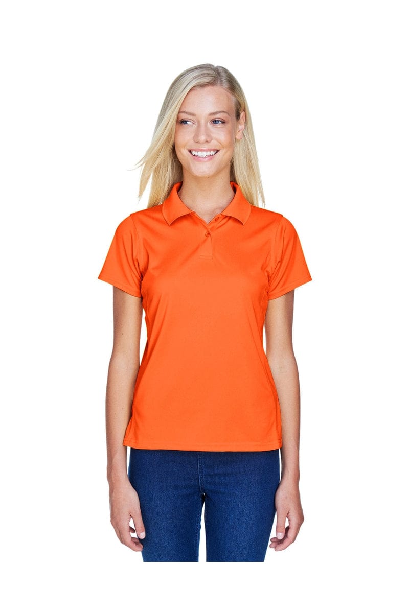 Harriton M315W Ladies' 4 oz. Polytech Polo in Team Orange