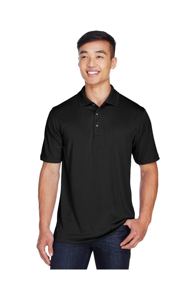 Harriton M345 Men's Advantage IL Snap Placket Performance Polo in 