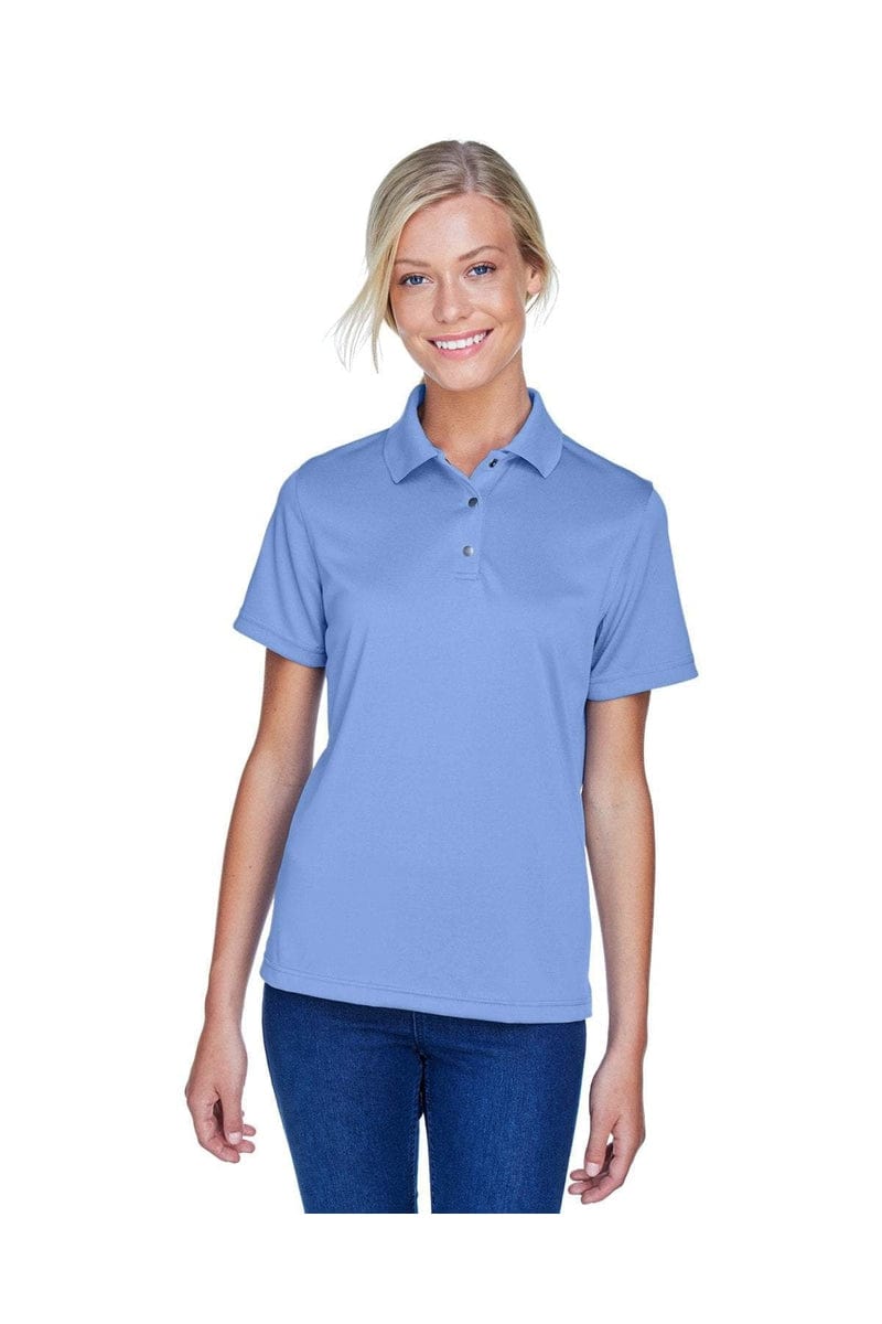 Harriton M345W Ladies' Advantage IL Snap Placket Performance Polo in 