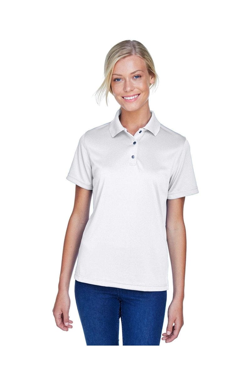 Harriton M345W Ladies' Advantage IL Snap Placket Performance Polo in 