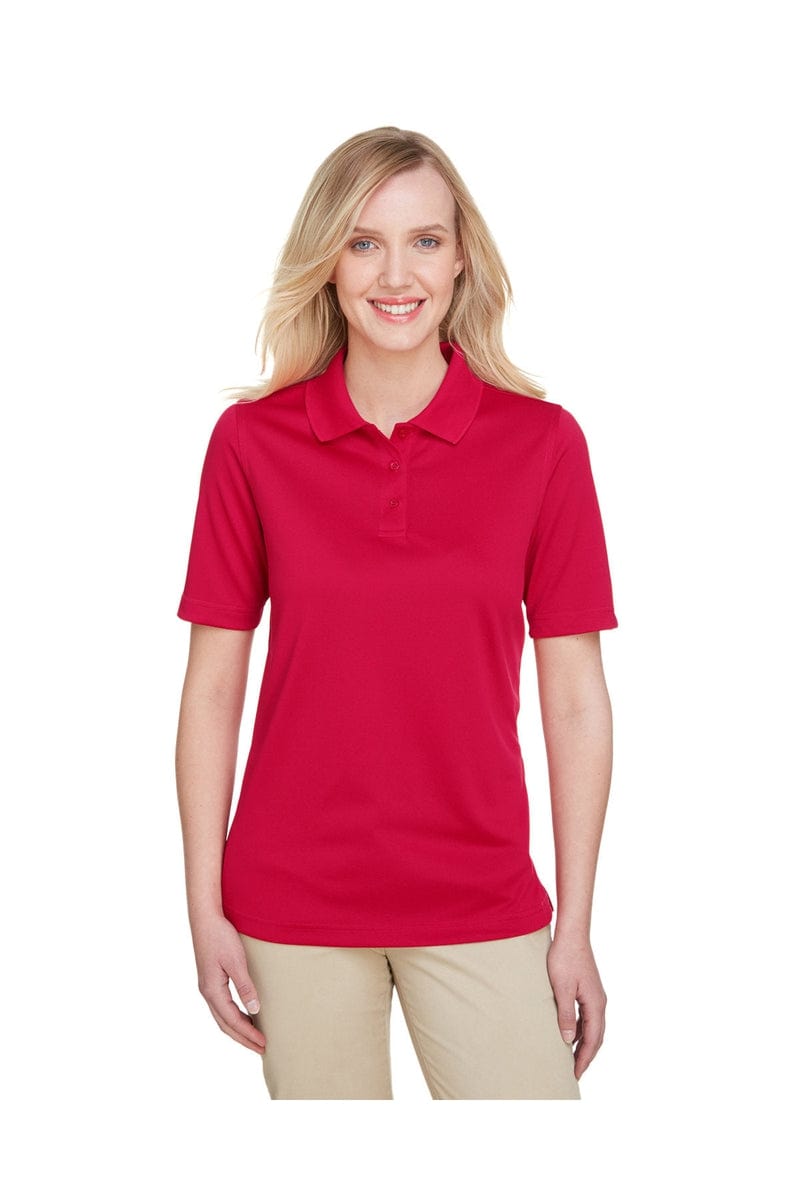 Harriton M348W Ladies' Advantage Snag Protection Plus Polo in Red