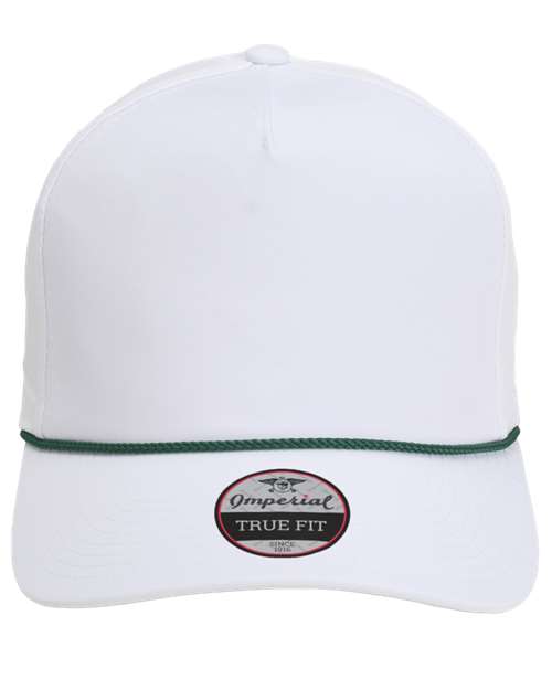 Imperial 5054-The Wrightson Cap in White/ Dark Green