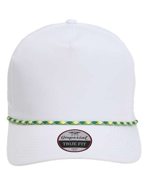 Imperial 5054-The Wrightson Cap in White/ Green-Yellow