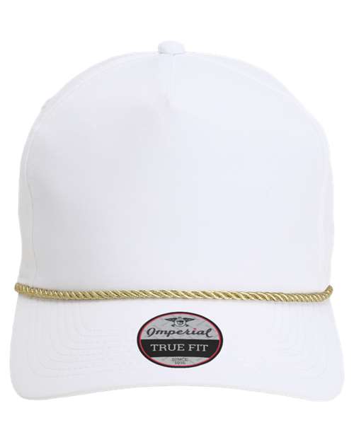 Imperial 5054-The Wrightson Cap in White/ Metallic Gold