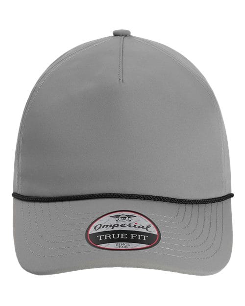 Imperial 5054U-The Harrison Cap in Grey/ Black