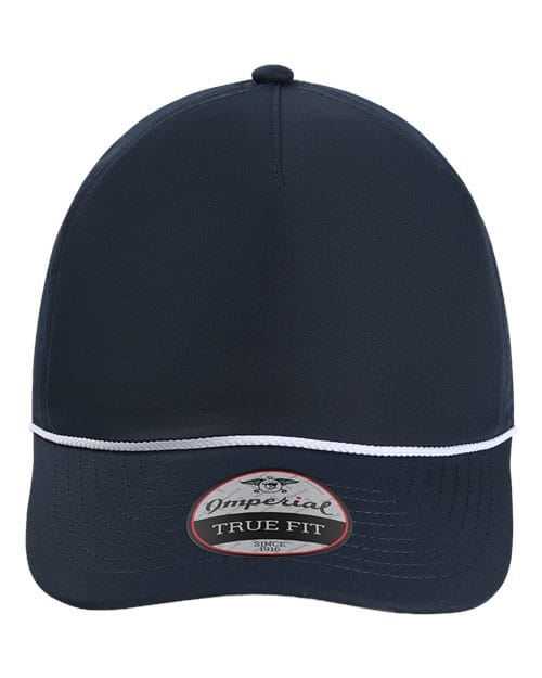 Imperial 5054U-The Harrison Cap in Navy/ White
