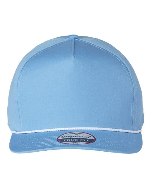 Imperial 5056-The Barnes Cap in Powder Blue/ White