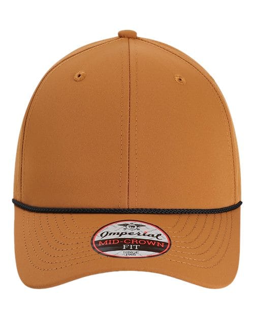 Imperial 7054-The Wingman Cap in Buckthorn Brown/ Black