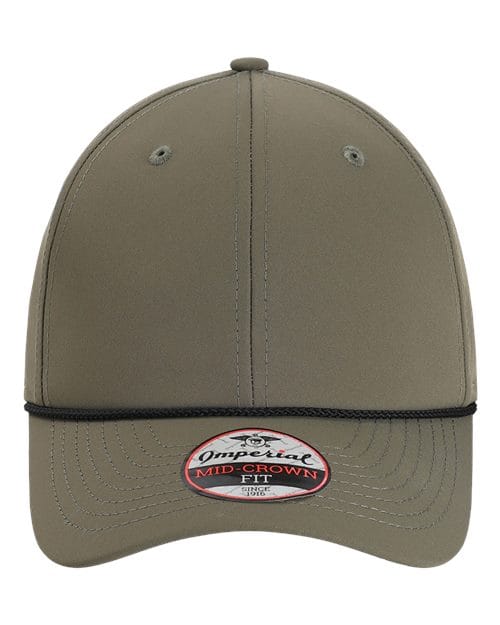 Imperial 7054-The Wingman Cap in Olive Green/ Black